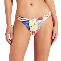 Seafolly On Vacation Reversible High Cut Bikini Bottoms