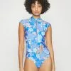 Seafolly Eden Zip Front One Piece - Badpak - Azure -Outlet Seafolly Winkel 374eacf1b80f47049dade95138198517
