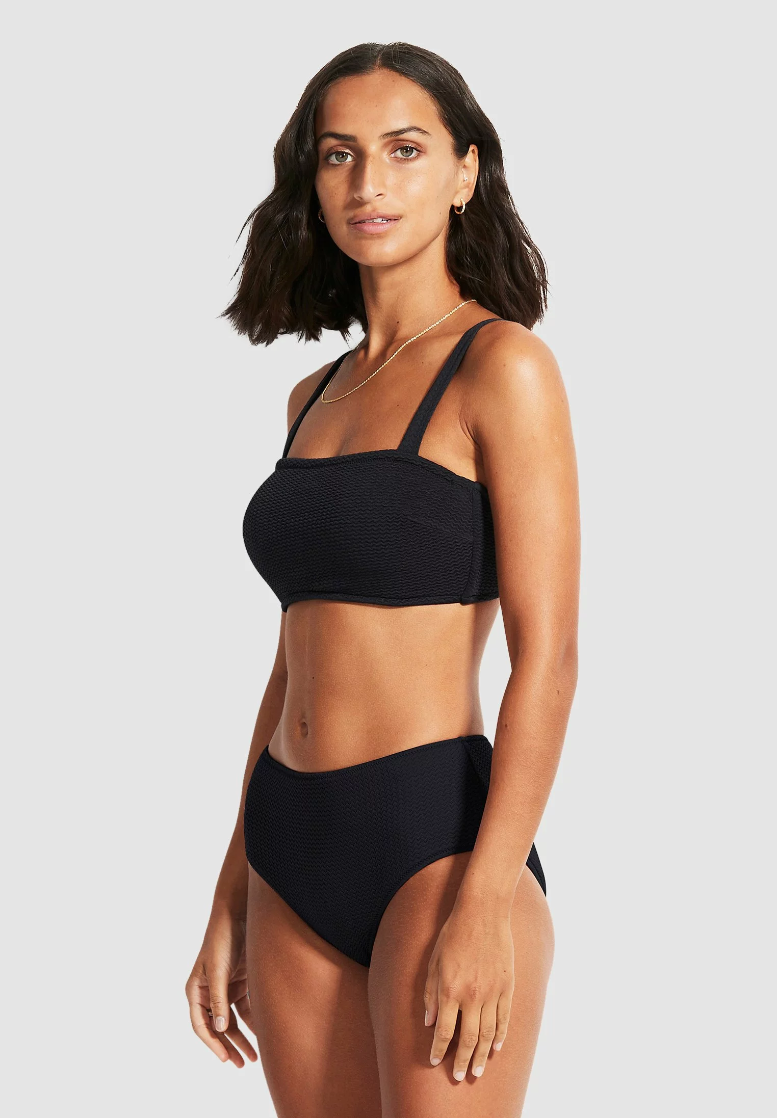 Seafolly Dd Big Cup Dive Bandeau Bra - Bikinitop - Black 5 Seafolly Dd Big Cup Dive Bandeau Bra - Bikinitop - Black - Afbeelding 3
