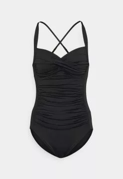 Seafolly Collective Twist Halter One Piece - Badpak - Black