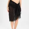 Seafolly Beach Basics Sarong - Strandaccessoire - Black -Outlet Seafolly Winkel 6cdbcfd333e54bac82744150c33addf7