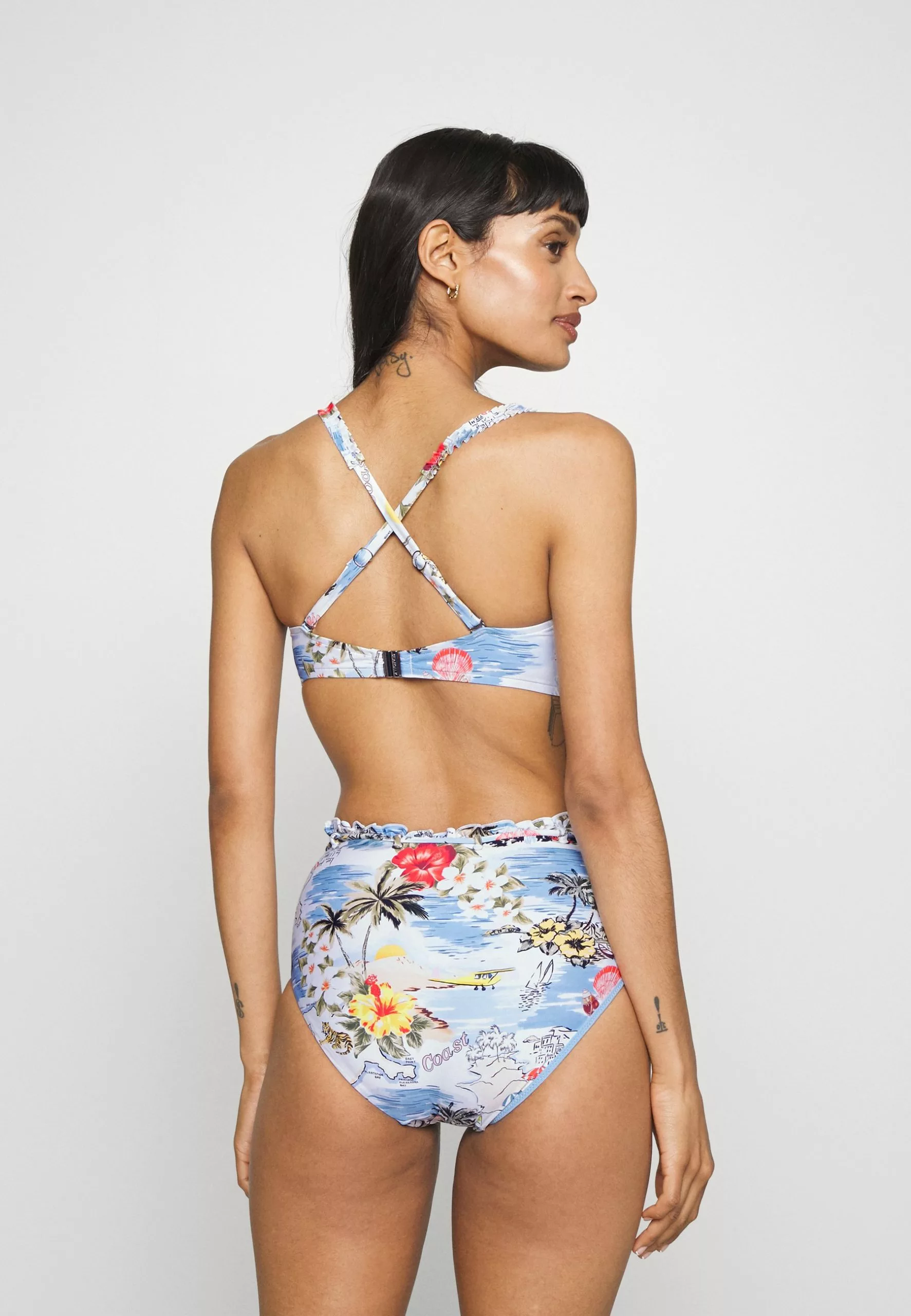 Seafolly Coast To Coast High Waisted Pant - Bikinibroekje - Powder Blue 5 Seafolly Coast To Coast High Waisted Pant - Bikinibroekje - Powder Blue - Afbeelding 3