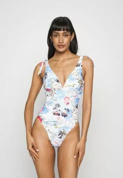 Seafolly Coast To Coast V Neck One Piece - Badpak - Powder Blue
