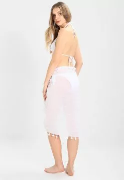 Seafolly Beach Basics Sarong - Strandaccessoire - White -Outlet Seafolly Winkel b323f08d257e4af796413874af6dc60a