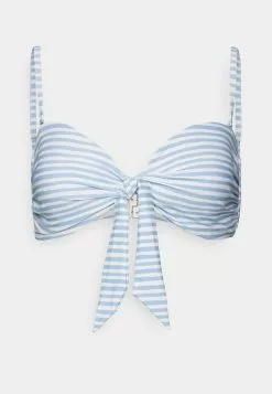 Seafolly Summer Crush Twist Tie Front Bandeau - Bikinitop - Powder Blue -Outlet Seafolly Winkel be6319b72ee540f0b5f60a132b9fe741
