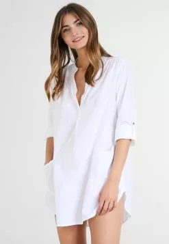 Seafolly Boyfriend Beach - Strandaccessoire - White