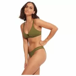 Seafolly Women's Collective Gathered Tab Bralette - Bikinitop -Outlet Seafolly Winkel seafolly womens collective gathered tab bralette bikinitop detail 4