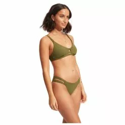 Seafolly Women's Collective Gathered Tab Bralette - Bikinitop -Outlet Seafolly Winkel seafolly womens collective gathered tab bralette bikinitop detail 6