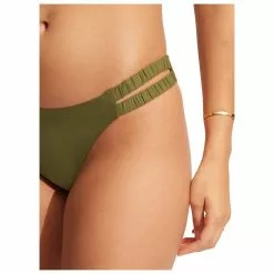 Seafolly Women's Collective Gathered Tab Pant - Bikinibroekje 9 Seafolly Women's Collective Gathered Tab Pant - Bikinibroekje -Outlet Seafolly Winkel seafolly womens collective gathered tab pant bikinibroekje detail 3