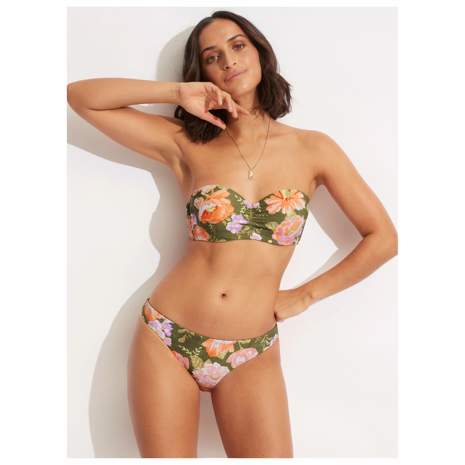 Seafolly Women's Paradise Garden Reversible Hipster - Bikinibroekje 4 Seafolly Women's Paradise Garden Reversible Hipster - Bikinibroekje - Afbeelding 2