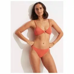 Seafolly Women's Poolside High Cut Rio - Bikinibroekje -Outlet Seafolly Winkel seafolly womens poolside high cut rio bikinibroekje detail 6