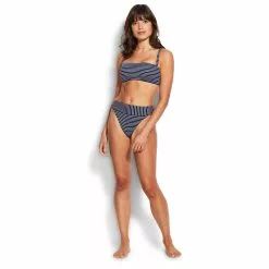 Seafolly Women's Seaside Stripe Banded Hi Rise Pant - Bikinibroekje 13 Seafolly Women's Seaside Stripe Banded Hi Rise Pant - Bikinibroekje -Outlet Seafolly Winkel seafolly womens seaside stripe banded hi rise pant bikinibroekje detail 2