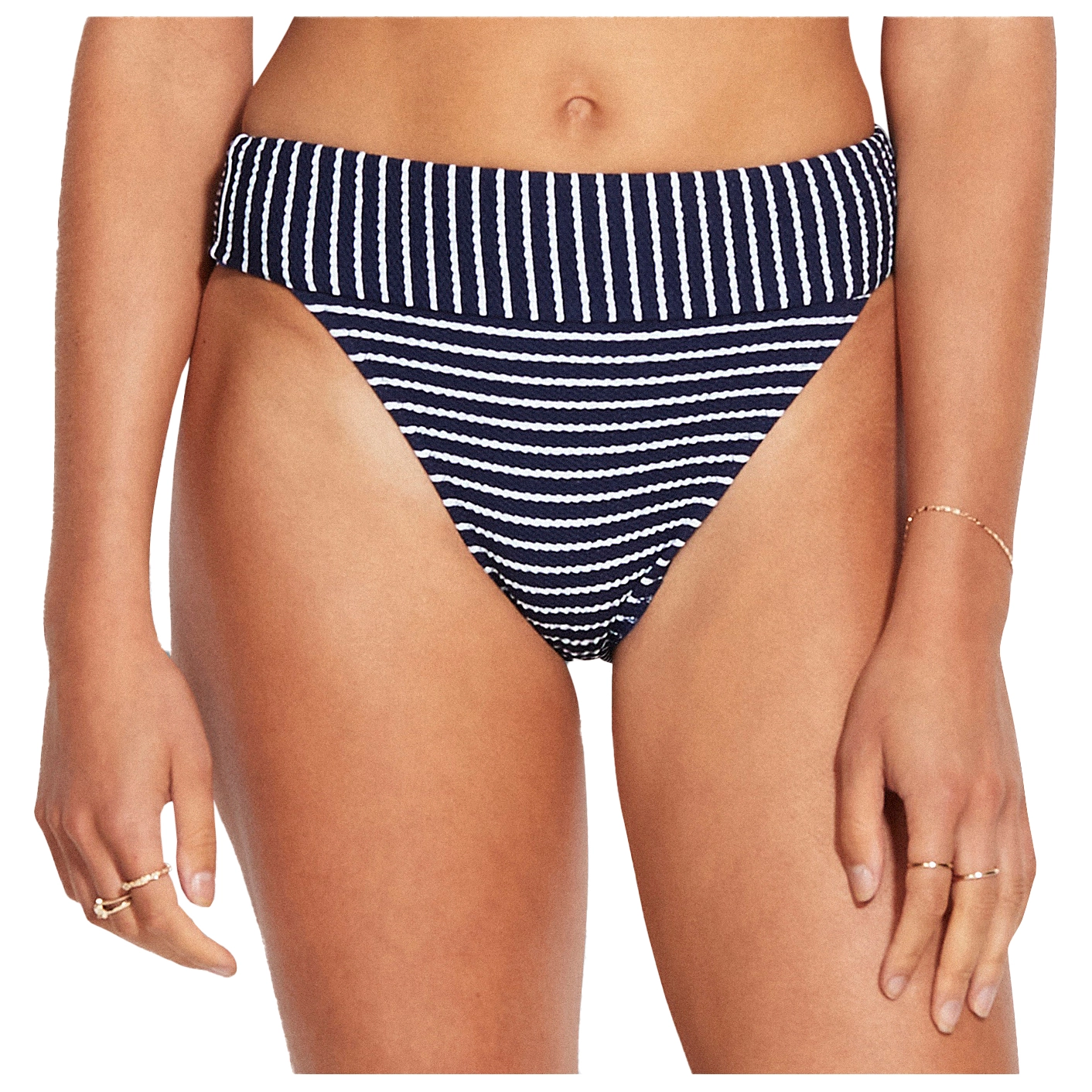 Seafolly Women's Seaside Stripe Banded Hi Rise Pant - Bikinibroekje 5 Seafolly Women's Seaside Stripe Banded Hi Rise Pant - Bikinibroekje - Afbeelding 3