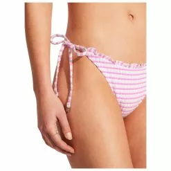 Seafolly Women's Sorrentostripe Tie Side Rio - Bikinibroekje -Outlet Seafolly Winkel seafolly womens sorrentostripe tie side rio bikinibroekje detail 3