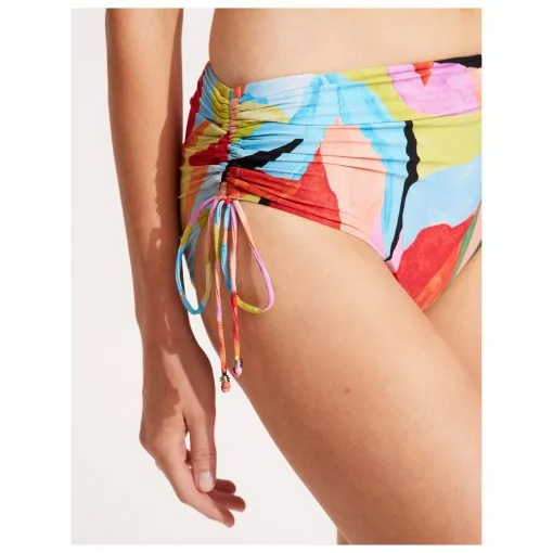 Seafolly Women's Tropfest Drawstring Hipster - Bikinibroekje 4 Seafolly Women's Tropfest Drawstring Hipster - Bikinibroekje -Outlet Seafolly Winkel seafolly womens tropfest drawstring hipster bikinibroekje detail 3